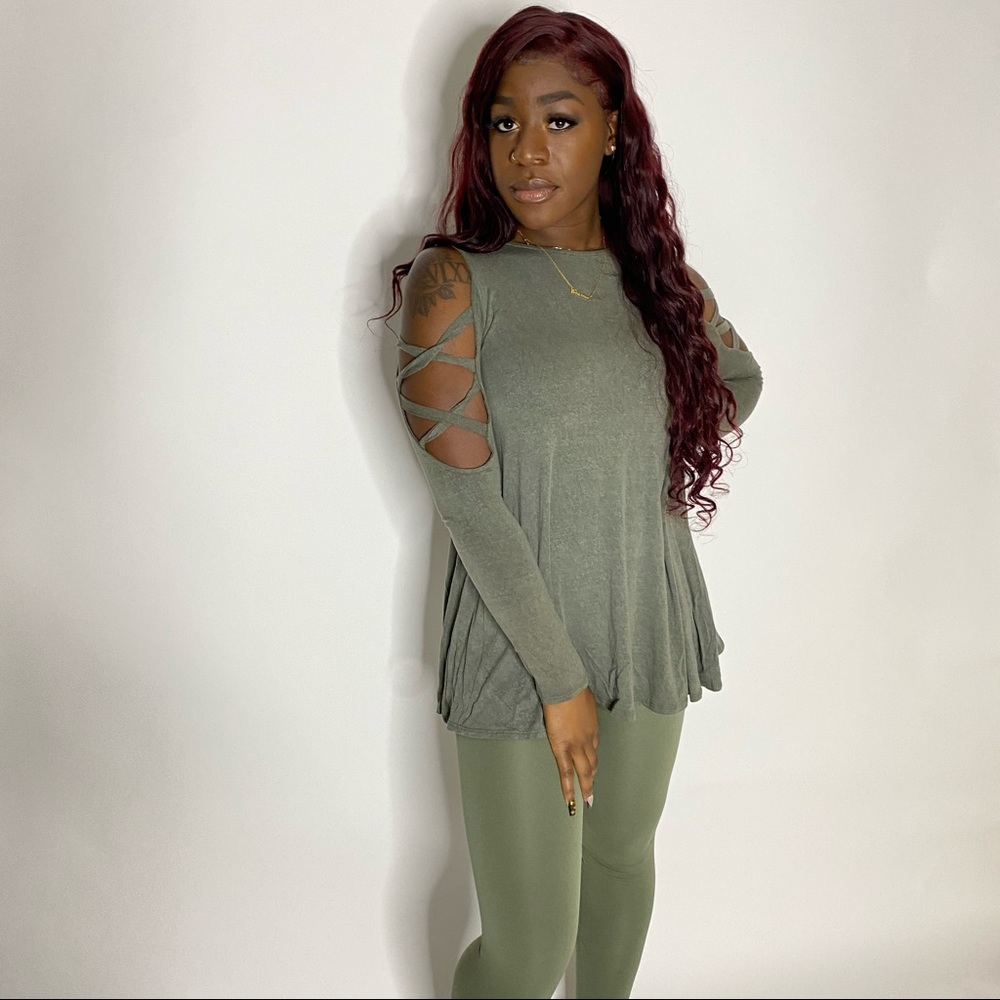 Knit leggings set